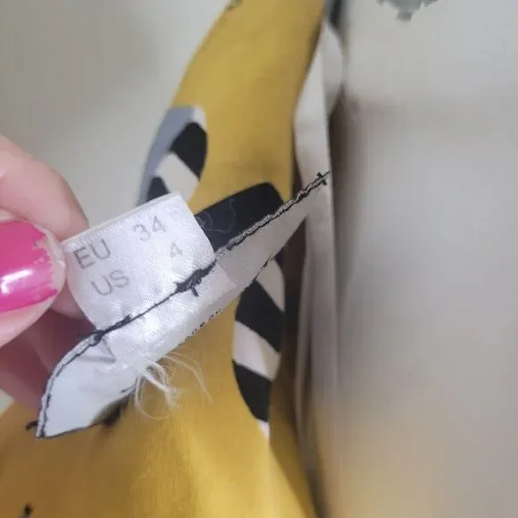 Kimberly Ravenous Raccoons size 4  XS Swing Dress by Collectif sheath open zip - Picture 8 of 14